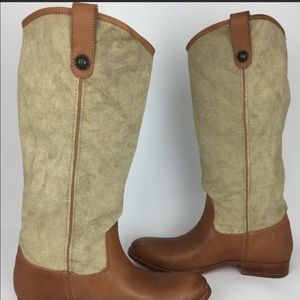 FRYE BOOTS Tan👢 Womens size 10